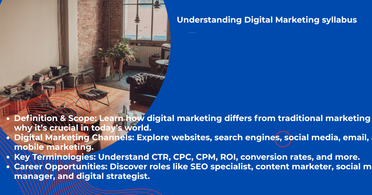 understanding digital marketing syllabus